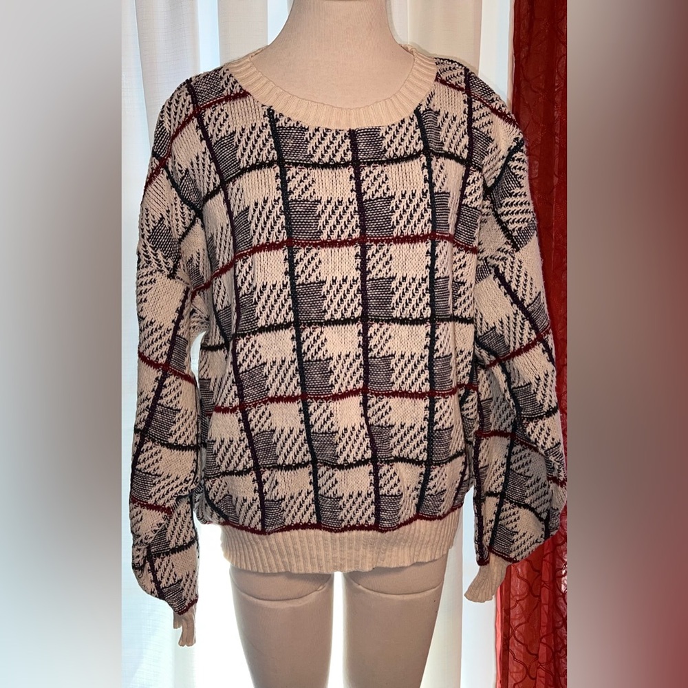 Vintage sears roebuck and co. sweater  size XL 100%cotton [A-53]